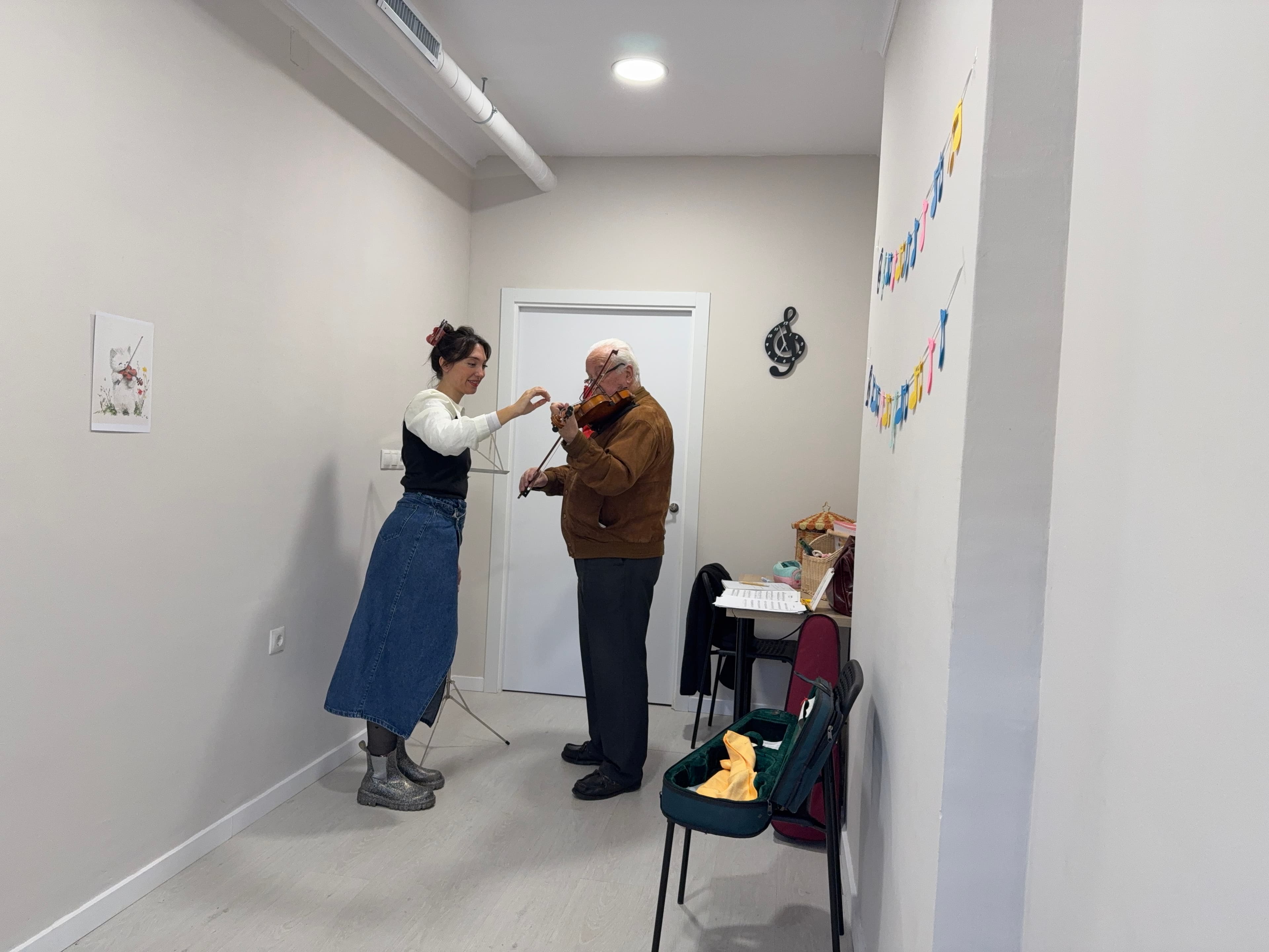 Clase de violín